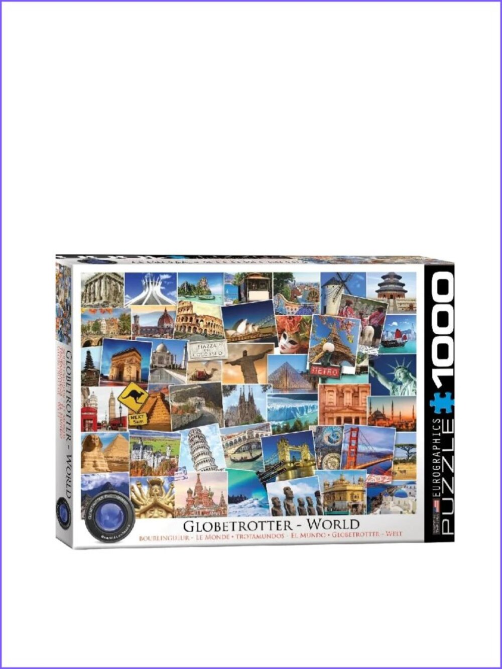 Eurographics 1000pcs Adult Puzzle - Globetrotter Collection:World New In Box